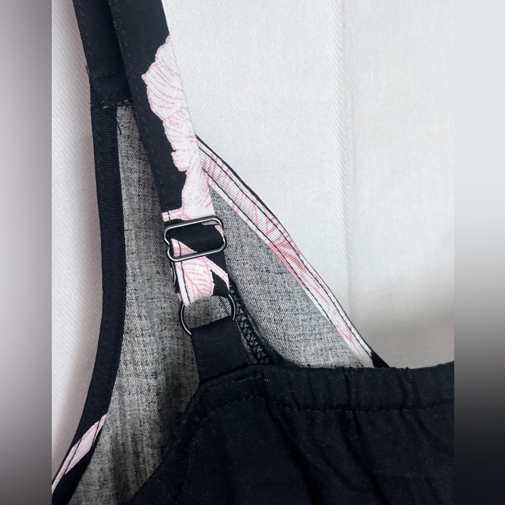 Torrid Black and Pink Floral Maxi Dress NWT size 12(0) - Picture 4 of 8